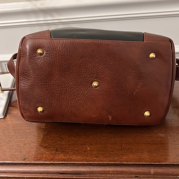 Marino Orlandi Italian made Black leather with Brown Leather Trim - Picture 9 of 16